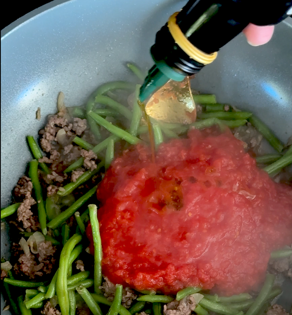 Bolognaise aux Haricots Verts : la version chic 